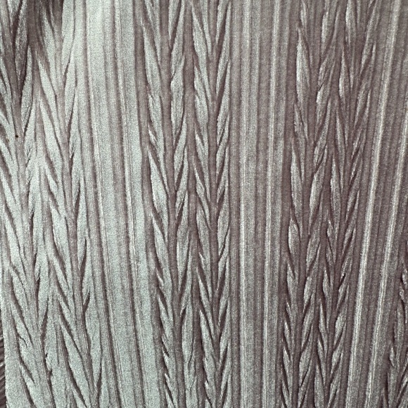 WORLD MARKET purple textured burnout velvet dark romantic feminine top L/XL - Picture 9 of 10